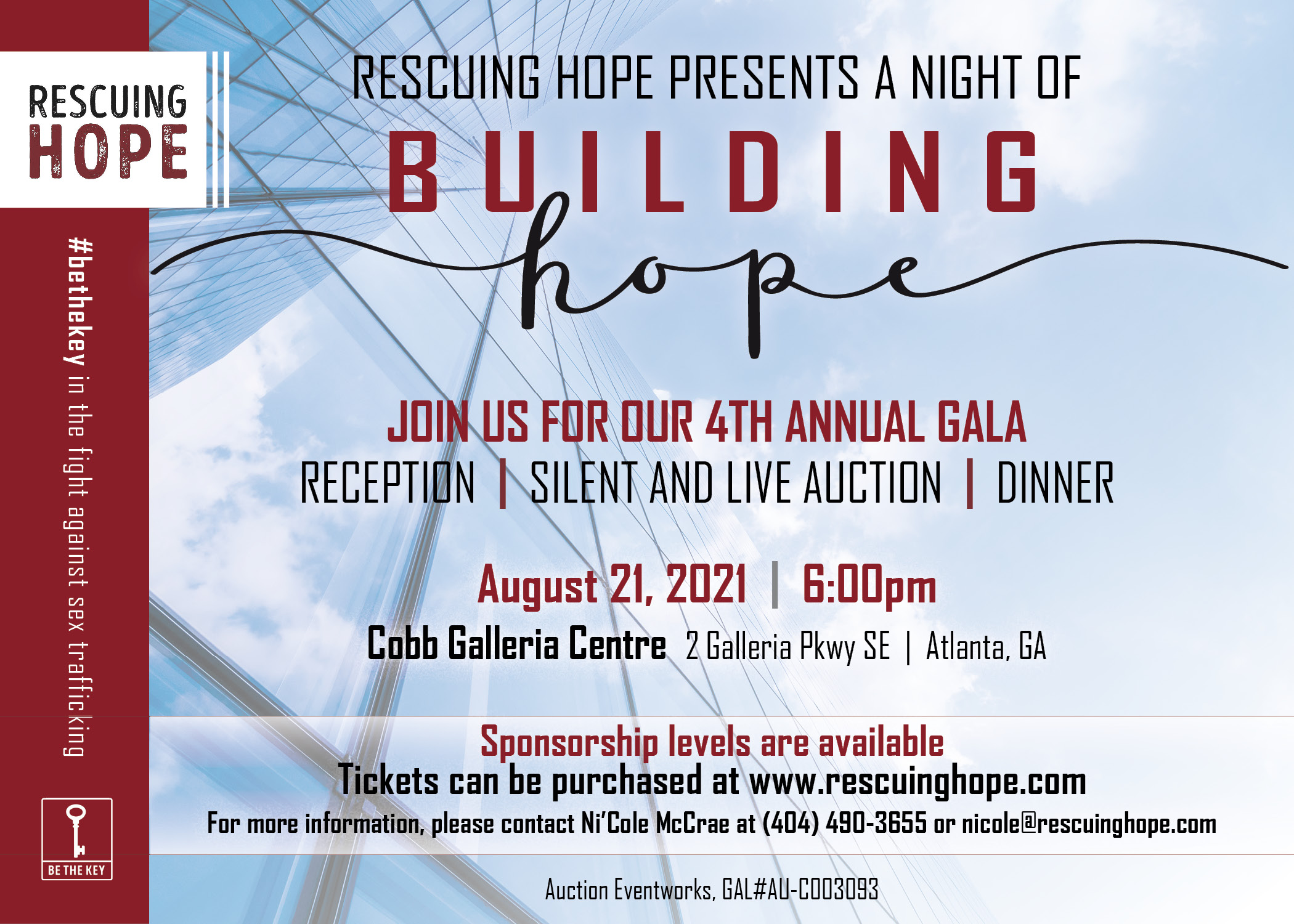 Rescuing Hope GALA Invitation 2021